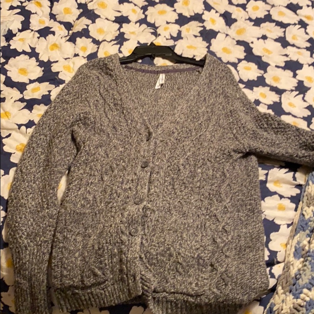 Gray sweater